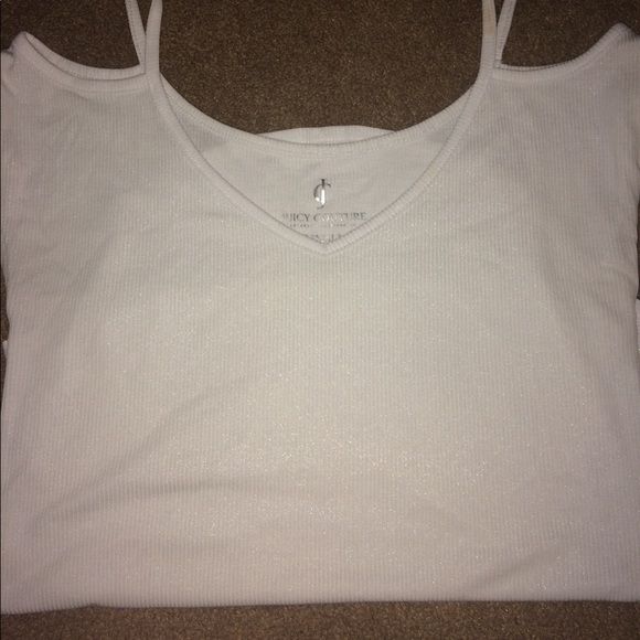 White cold shoulder top - Picture 1 of 4